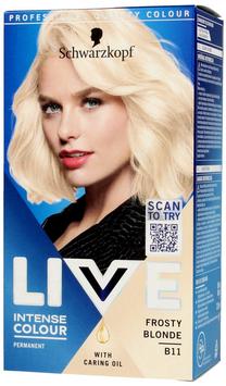 Matu krāsa Schwarzkopf Live, frosty blonde krās., B11, 144 ml