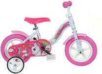 Vaikiškas dviratis Dino Bikes Unicorn 108L-UN, balta sp./rožinė sp., 10"