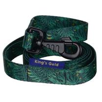 Šuns pavadėlis King’s Gold City Leash 0002, žalia sp., 1.5 m