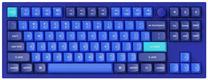 Laidinė žaidimų klaviatūra Keychron Q3 Q3 Navy Blue Hot-Swap Gateron G Pro Red, EN, mėlyna sp.