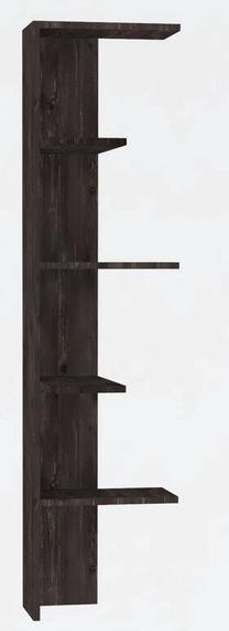 Pastatoma lentyna Kalune Design Bled 495SSE1214, riešuto sp., 160 cm x 21.4 cm x 40 cm