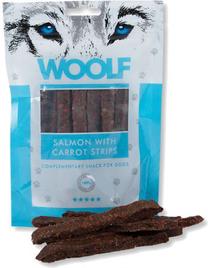 Skanėstas šunims Brit Woolf Salmon With Carrot Strips, lašiša, 0.1 kg