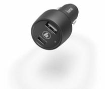 Automobilinis įkroviklis Hama 183323H, USB/USB-C, juoda sp.