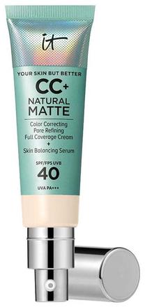 CC veido kremas IT Cosmetics Natural Matte, SPF 40, fair ivory, 32 ml