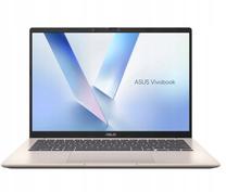 Sülearvuti Asus VivoBook 14 X1407QA, Qualcomm Snapdragon X X1-26-100, 16 GB, 512 GB, 14 ", Qualcomm® Adreno™ GPU, kuldne v., EN, Windows 11 home