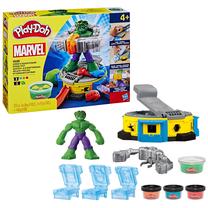 Veidošanas pasta, ar piederumiem Hasbro Play-Doh Smash And Squish Hulk, daudzkrāsaina, 142 g