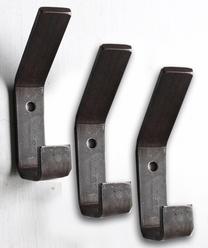 Drēbju āķis Kalune Design LAM014, 11 cm x 4 cm, melna krās.