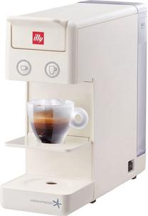 Kapsulu kafijas automāts Illy Y3 Iperespresso, balta krās.