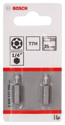 Atsuktuvų antgalių komplektas Bosch 2608522006, T7H, 25 mm, 1/4"