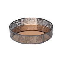 Žvakidė 4Living Stardust 112524, stiklas/metalas, Ø 25 cm, 5 cm, įvairių spalvų