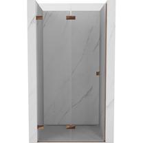 Dušo durys Mexen Lunar-F Left, 100 cm x 200 cm, rausvojo aukso sp./grūdintas