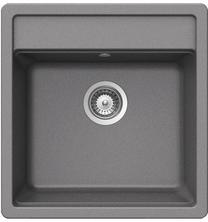 Кухонная мойка Teka 50 S-TG Metallic Aluminium, масса камня, 49 см x 51 см x 18 см, серый цв.