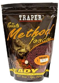 Barība zivīm Traper Feeder Ready Bloodworm, 0.2 cm, 500 g, sarkana krās.