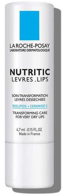 Lūpu balzams La Roche Posay Nutritic, 4.7 ml, caurspīdīga krās., -
