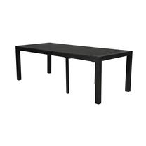 Lauko stalas 4IQ Aronas, juoda sp., 223 - 343 cm x 100 cm x 76 cm