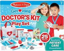 Rotaļlietu ārsta komplekts Melissa & Doug Doctor's Kit 18569, zila krās./balta krās./sarkana krās.