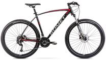 Dviratis kalnų Romet Mustang M7.1, 27.5 ", 21" rėmas, juoda sp./raudona sp.