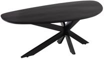 Kavos staliukas Amadeus Porto, juoda sp., 120 cm x 60 cm x 45 cm
