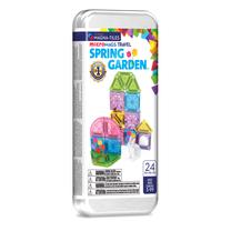 Magnetinis konstruktorius Magna-Tiles Micromags Spring Garden 264024SG, 24 vnt., įvairių spalvų