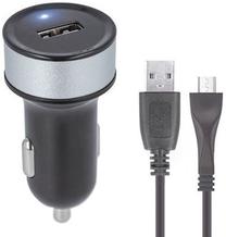 Automobilinis įkroviklis Forever, Micro USB/USB, juoda sp.
