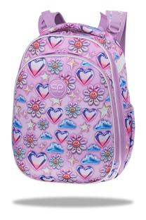 Skolas mugursoma CoolPack Turtle Balloons, rozā krās., 44 cm x 29 cm x 16 cm