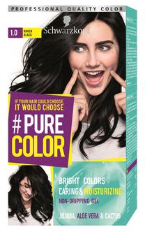 Matu krāsa Schwarzkopf Pure Color, raven black, Raven Black 1, 142.00000000000003 ml