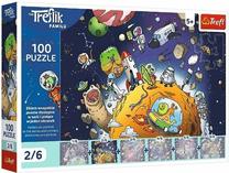 Dėlionė Trefl Treflik in Space, 41 cm x 27 cm, 100 vnt.