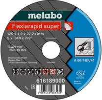 Pjovimo diskas kampiniam šlifuokliui Metabo, 125 mm x 1.6 mm x 22.23 mm