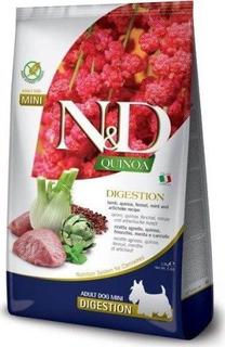 Kuiv koeratoit Farmina N&D Quinoa Digestion Lamb, Quinoa, Fennel, Mint and Artichoke, lambaliha, 2.5 kg