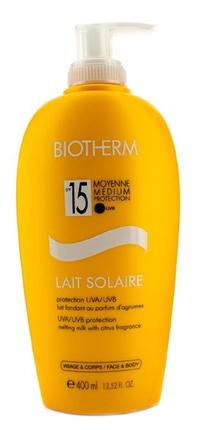Pieniņš iedeguma kopšanai Biotherm SPF15, 400 ml