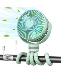 Ventilators ratiem Momcozy PF01, zaļa krās.