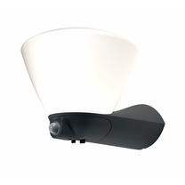 Õue seinavalgusti Osram Bowl Sens, 7W, LED, IP44, hall v., 21 cm x 19 cm