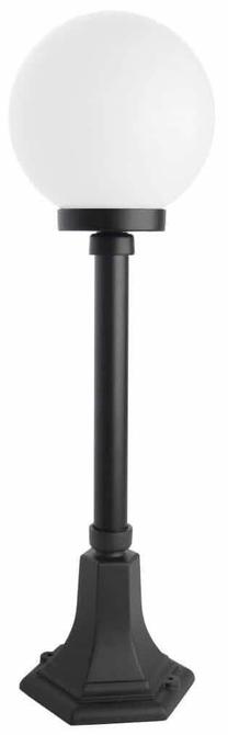 Brīvi stāvošs āra gaismeklis Su-Ma Kule Classic, 60W, E27, IP43, melna krās., 20 cm x 68 cm