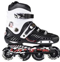 Роликовые коньки Nils Extreme Inline NA12333, белый цв./черный цв., 40