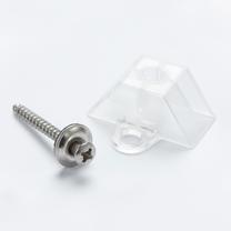 Klotsid pvc trapets+kruvid (20) Palram, polüvinüülkloriid (pvc), läbipaistev