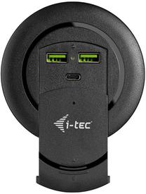 Belaidis įkroviklis i-Tec, USB Type C/AC, juoda sp., 96 W