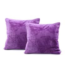Наволочка для декоративной подушки DecoKing Mic, фиолетовый цв., 45 см x 45 см, 2 шт.
