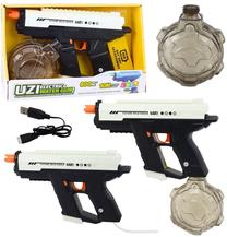 Игрушечный водяной пистолет Lean Toys Uzi, 30 см Белый цв.