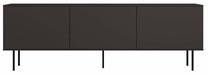 TV skapītis Elme Studios Inar, grafīta krās., 40 cm x 180 cm x 61 cm