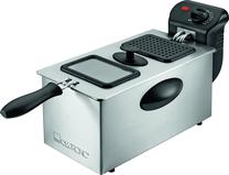Фритюрница Clatronic FR 3587, серебристый цв./черный цв., 2000 Вт, 3 л