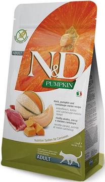 Sausā kaķu barība Farmina N&D Pumpkin Duck & Melon, pīles gaļa, 1.5 kg