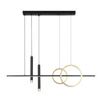 Светильник навесной Viokef Combo, LED, 3000 °К, 1 x 23 Вт, золотой цв./черный цв. / черный цв.