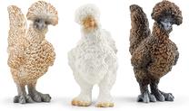 Фигурка-игрушка Schleich Farm World Chicken Friends 42574S, 3 шт., многоцветный