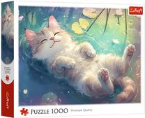 Dėlionė Trefl Purrfect Relaxation, 68 cm x 48 cm, 1000 vnt.