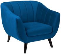 Krėslas Elite Velvet 1, mėlyna sp., 83 cm x 68 cm x 91 cm