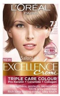 Kраска для волос L’Oréal Paris Excellence Creme, dark ash blonde цв., 7.1, 60 мл