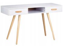 Kosmetinis staliukas ModernHome Dressing, ruda sp./balta sp., 75 cm x 120 cm x 45 cm