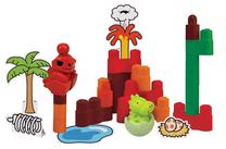 Žaislinių kaladėlių rinkinys K's Kids Create Your Own Dino, 25 vnt.