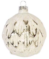 Eglītes rotājums Home4you, balta krās./sudraba krās., 8 cm