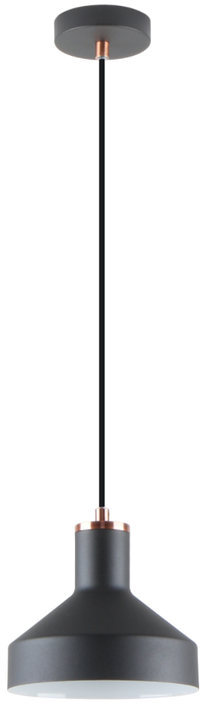 Valgusti rippuv Okko PORI MYD3016S black, E27, 1 x 40 W, must v. / must v.